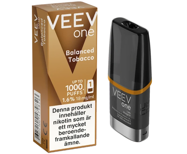 VEEV ONE Pod Balanced Tobacco 18mg