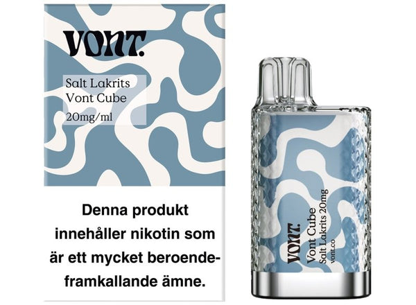 Vont Cube Salt Lakrits 20mg