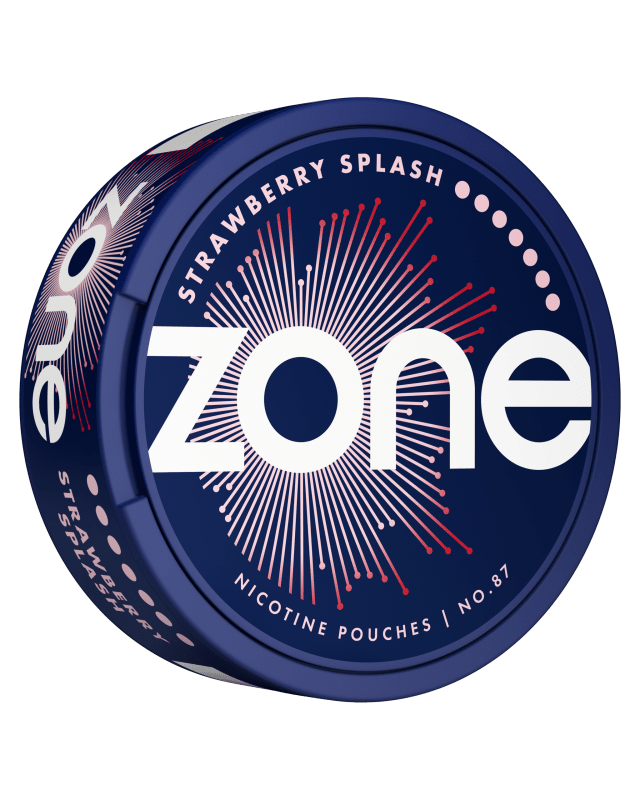 ZONE Strawberry Splash vitt snus med jordgubb
