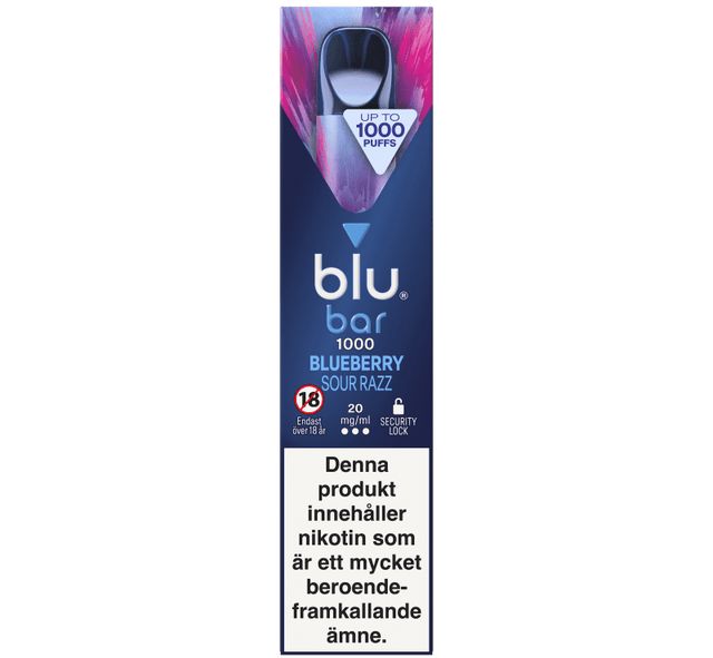 Blu Bar Blueberry Sour Razz 20mg bild 1