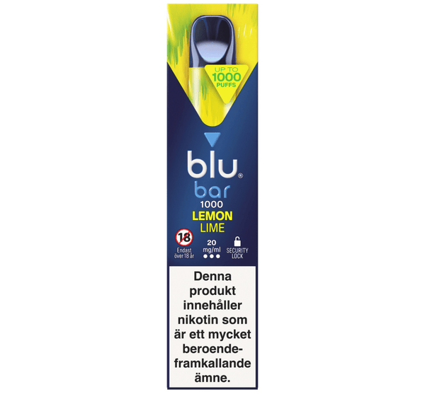 Blu Bar Lemon Lime 20mg