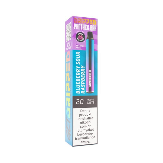 Dripped Panther Bar Blueberry Sour Raspberry 20mg bild 3