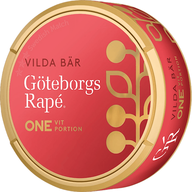 Göteborgs Rapé ONE White Vilda Bär bild 1