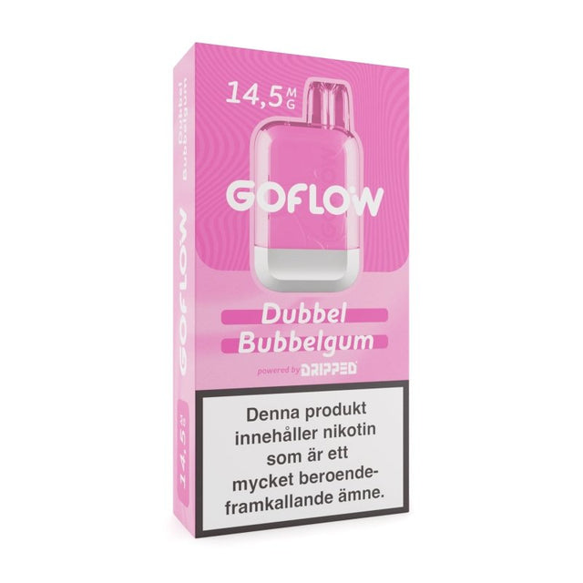 Dripped GoFlow Dubbel Bubbelgum 14.5mg 800 puffar