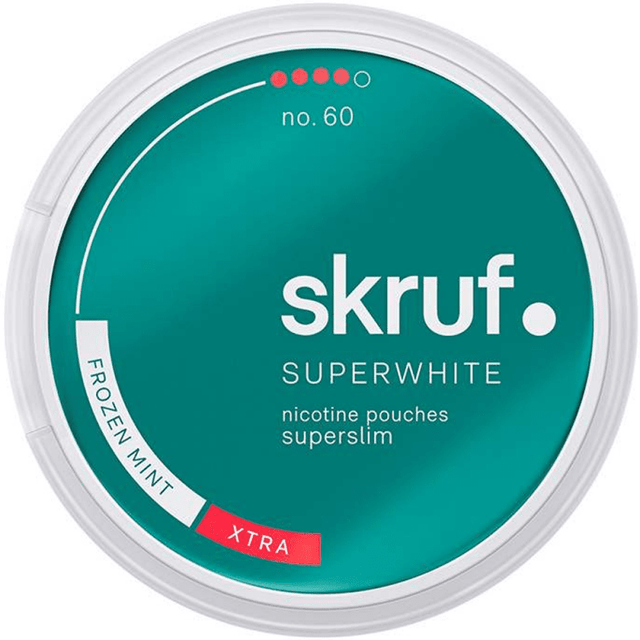 Skruf SuperWhite No. 60 Frozen Mint Superslim Extra Strong bild 1